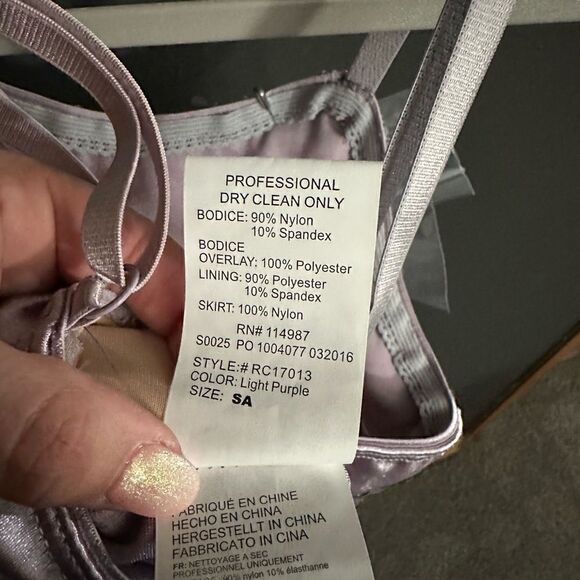 Revolution Dance REVRC17013 Purple Photograph Dance Coatume Size Small - Picture 12 of 15